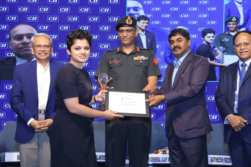 CII startup award trophy for Newtrace