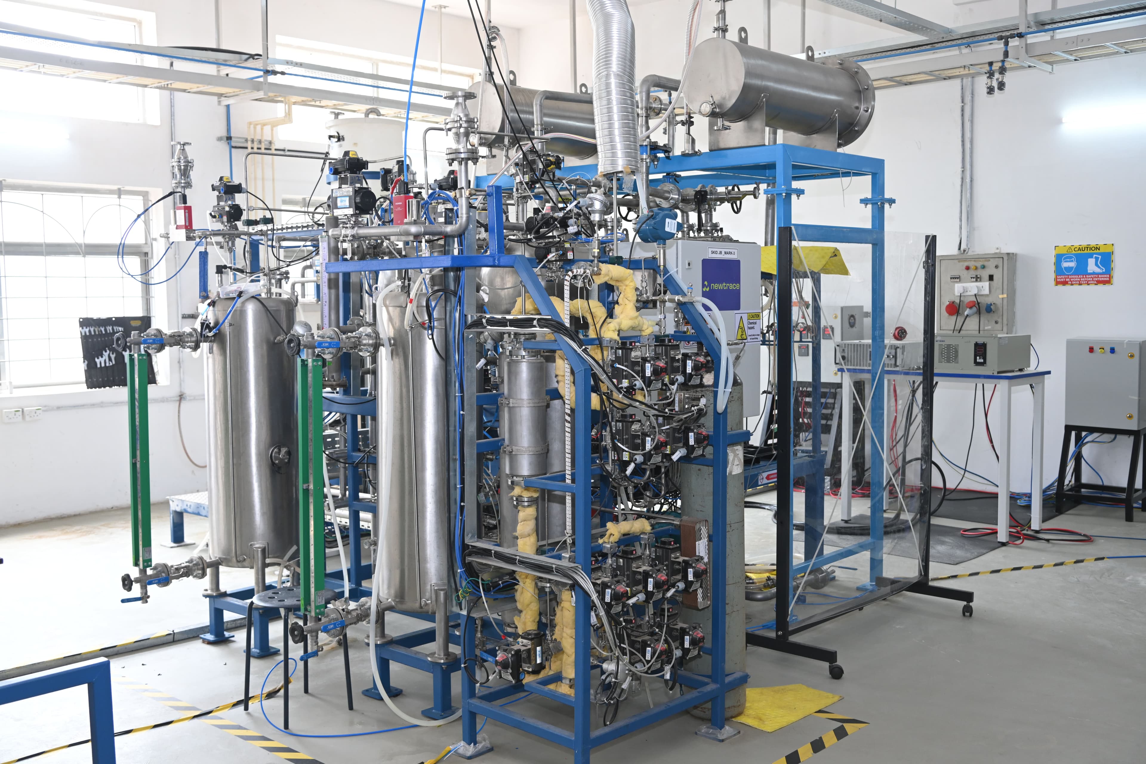 Vertically integrated balance of plant system illustration from Newtrace